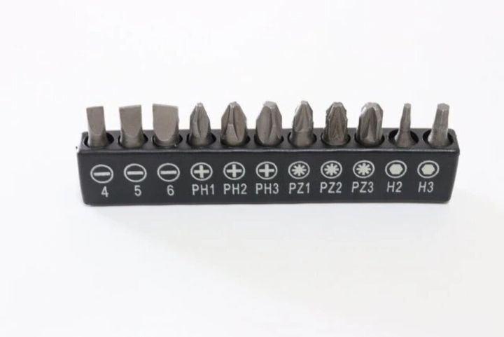 ダイソーの電動ドライバーのビットの種類