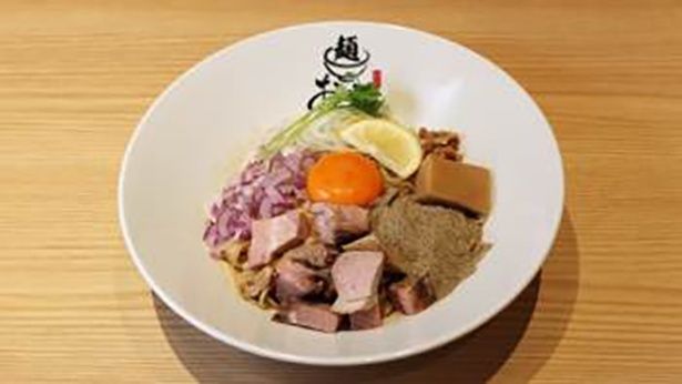 煮干し油そば(1400円)