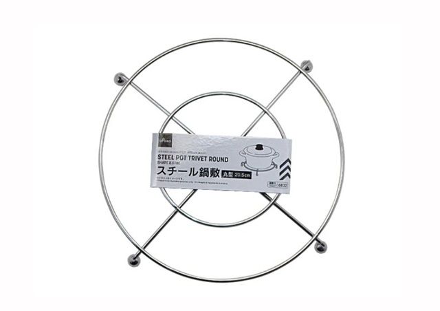 ダイソー スチール鍋敷（丸型）