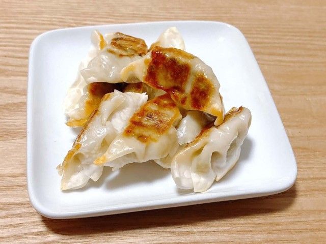 ホットサンドメーカーで餃子