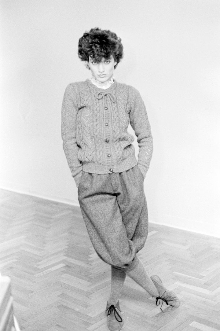 1981年にコステロが打ち出したツイードを使ったデザイン。