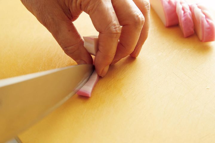 切り目を入れる