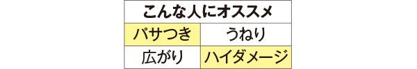こんな人にオススメ パサつき、ハイダメージ