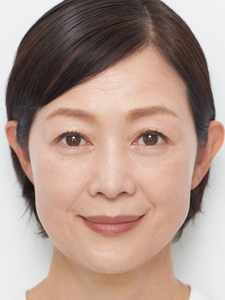 均等にファンデを塗ったメイク