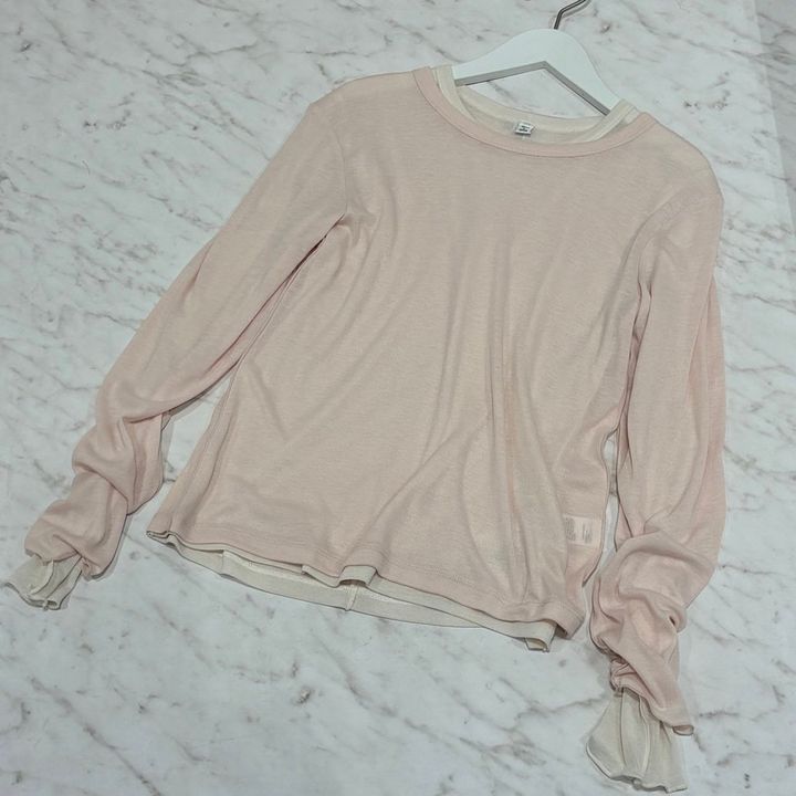 GU ソフトシアークルーネックT(長袖)