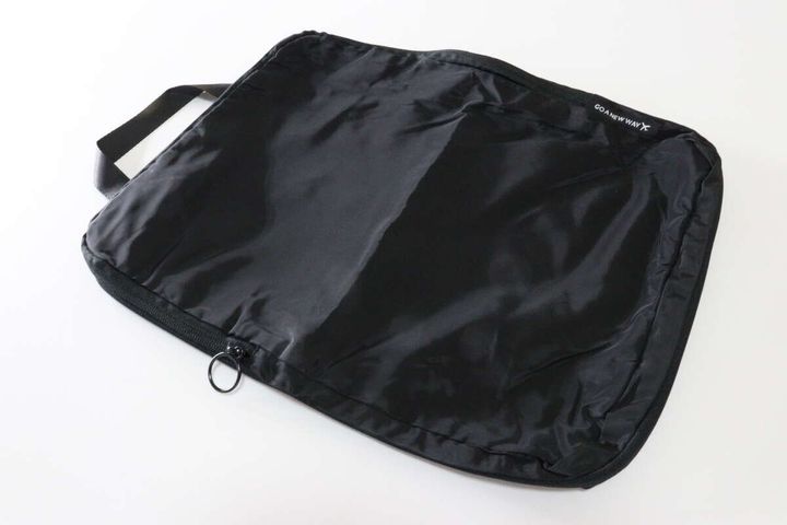 トラベル単層圧縮バッグ（35cm×25cm、BK）