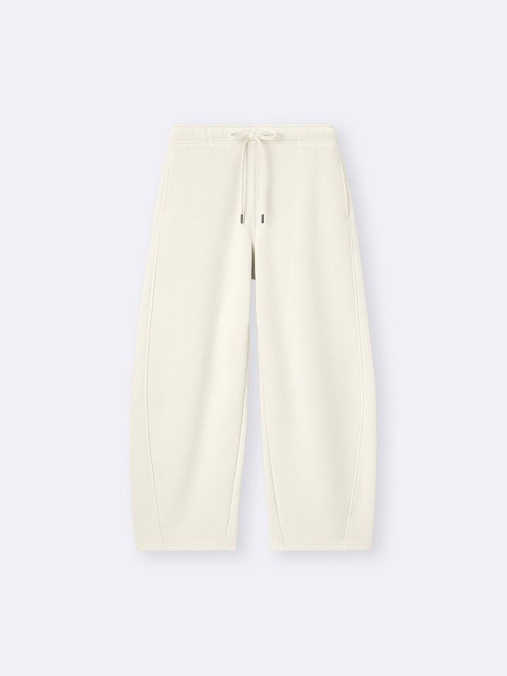 GUのヘビーウェイトスウェットバレルレッグパンツ