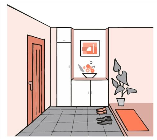 玄関の大掃除・手順3：インテリア