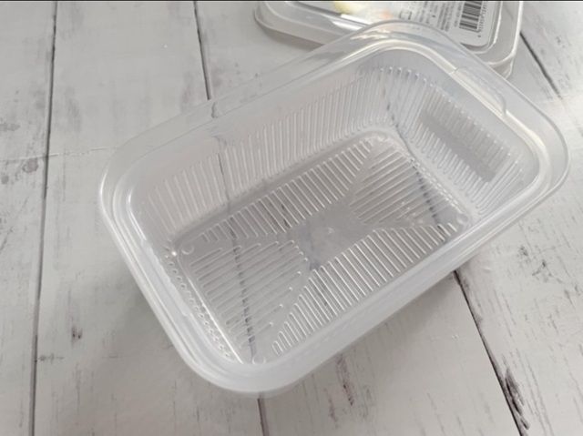 ダイソー ザル付き保存容器
