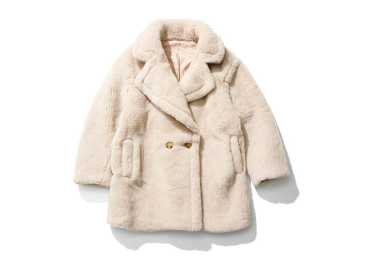 オーバーサイズのボアコート