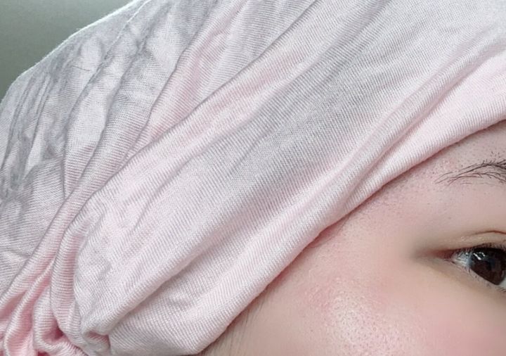 おうちケアナイトキャップ 着用