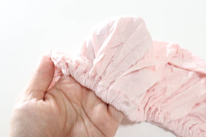 おうちケアナイトキャップ 素材感