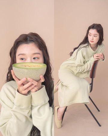 福岡発サステナブルブランド「rrrrrrrrr」みかんの果皮などで染めたスウェットを発売