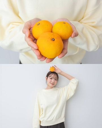 福岡発サステナブルブランド「rrrrrrrrr」みかんの果皮などで染めたスウェットを発売