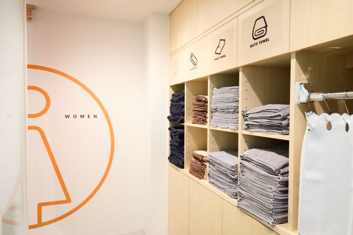 女性エリアの入り口