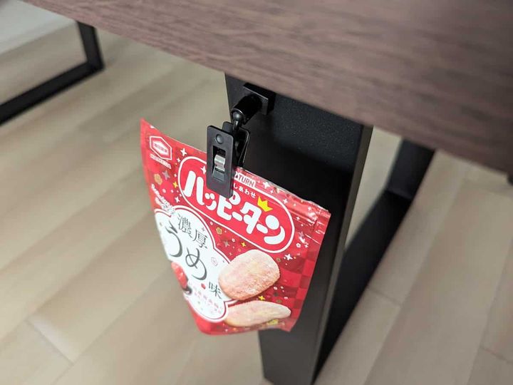 セリア マグネットクリップ 使用例