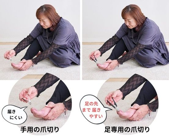 親世代の爪切りストレスを解消！Makuakeで販売の「足専用ロング爪切り」が話題