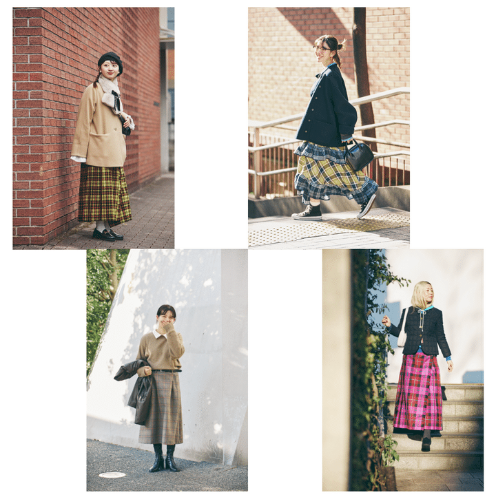 大人にチェック柄スカートを着るには？ボーイにするのがちょうど良い【FUDGE dig.｜チェック柄スカートの記事まとめ】