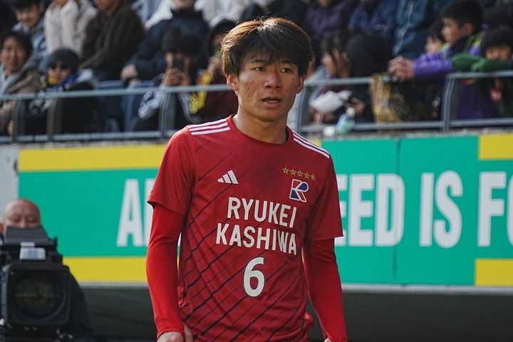 画像: 左サイドバックで出場した増田（写真：浅野凜太郎）