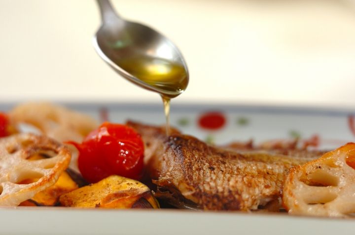 鯛とトマトのオーブン焼きの作り方3