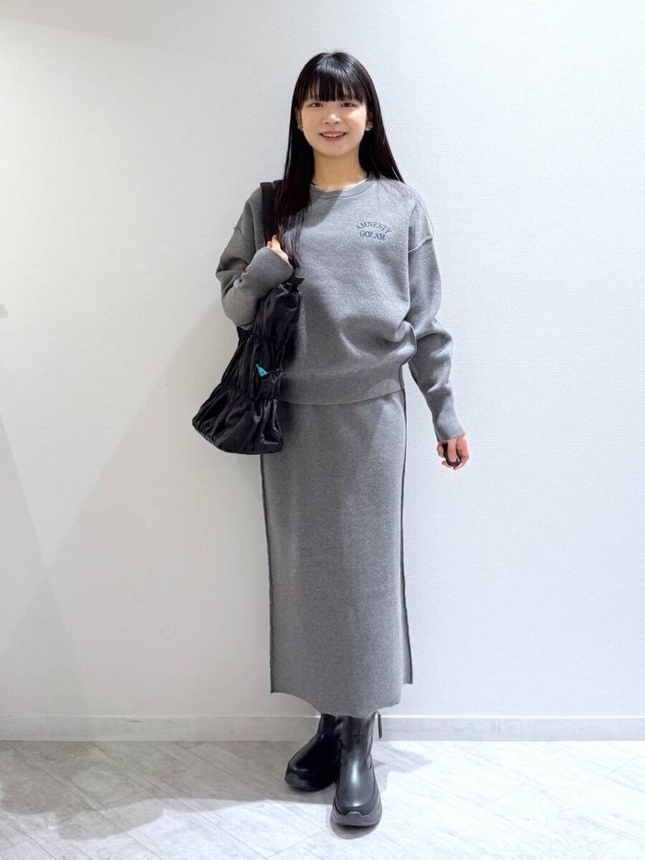 グローバルワーク大人女性おすすめスウェットライクニットセット