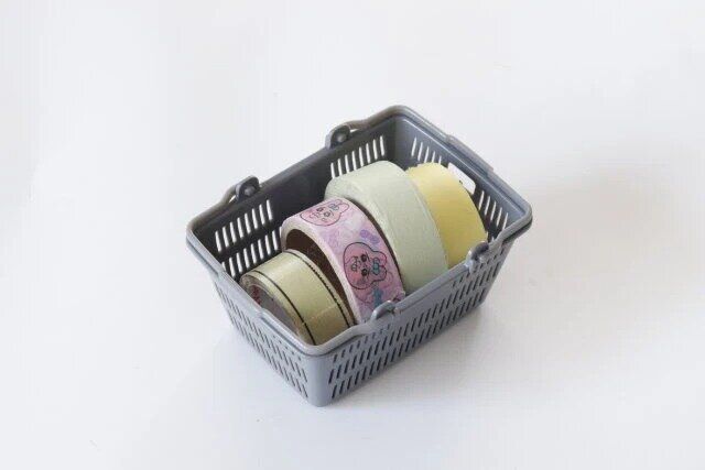 ダイソー ミニチュア 買い物かご 使用例