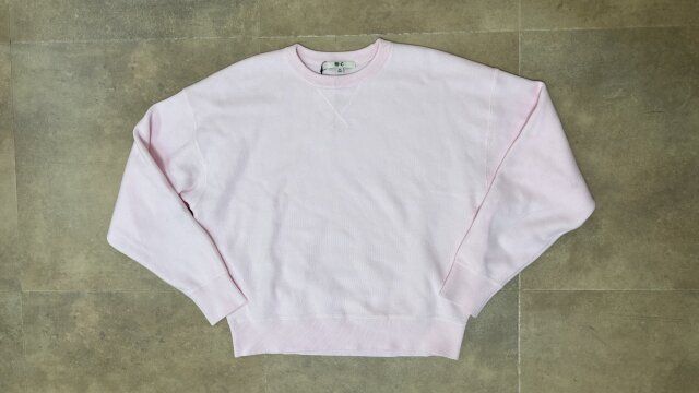 ユニクロスムースコットンクルーネックセーター PINK