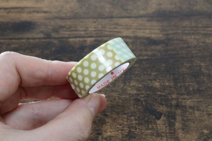 ダイソー キッチン用ラベルテープ くすみ