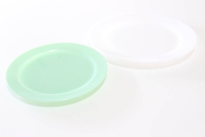 レトロプレート 17 グリーン レトロプレート 22 ホワイト デザイン