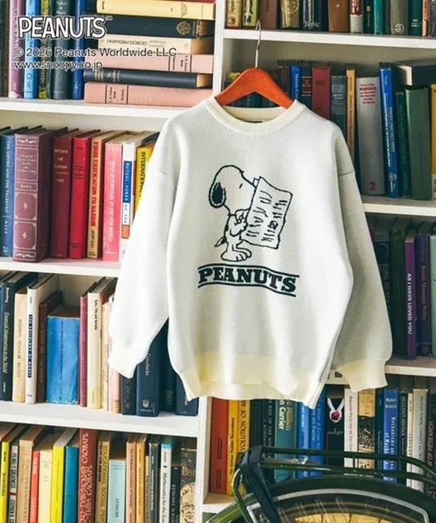 「スウェットライクニットプルオーバー/キッズ(アイボリー)」(3990円) 