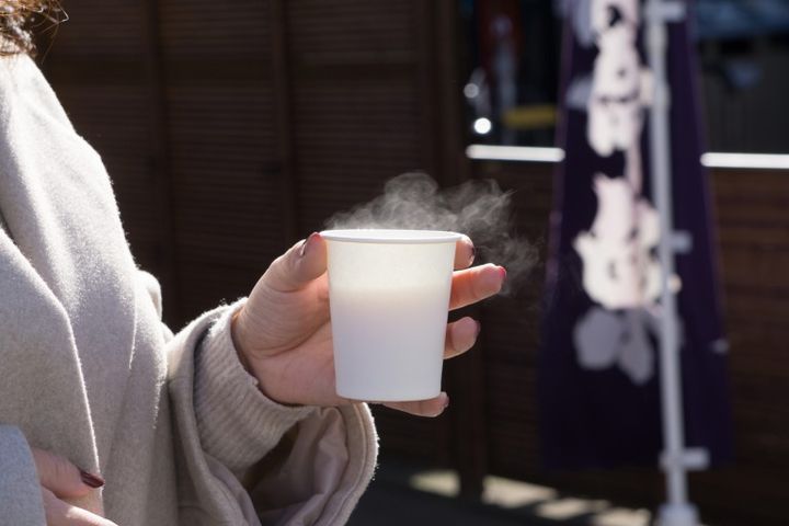 初詣 甘酒 イメージ