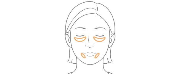 ここに使用 ・茶グマや青クマ ・目まわりのモヤモヤ影 ・口まわりのくすみ