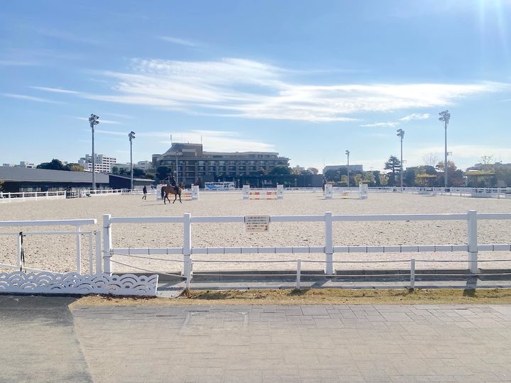 「馬事公苑」練習馬場1