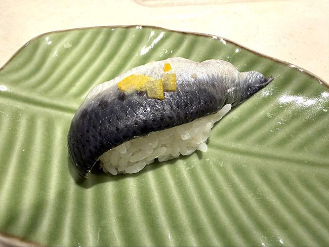 酢じめいわし×柚子