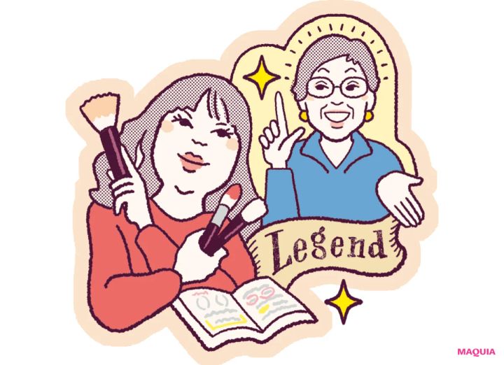 美容ジャーナリスト吉田昌佐美さん 肌の先生小林照子さん