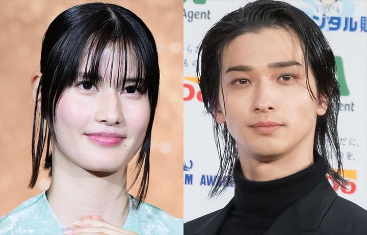 （左から）橋本愛、横浜流星 クランクイン！ width=