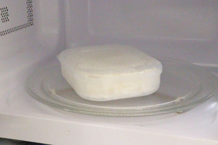 スノコ付冷凍ご飯容器 加熱