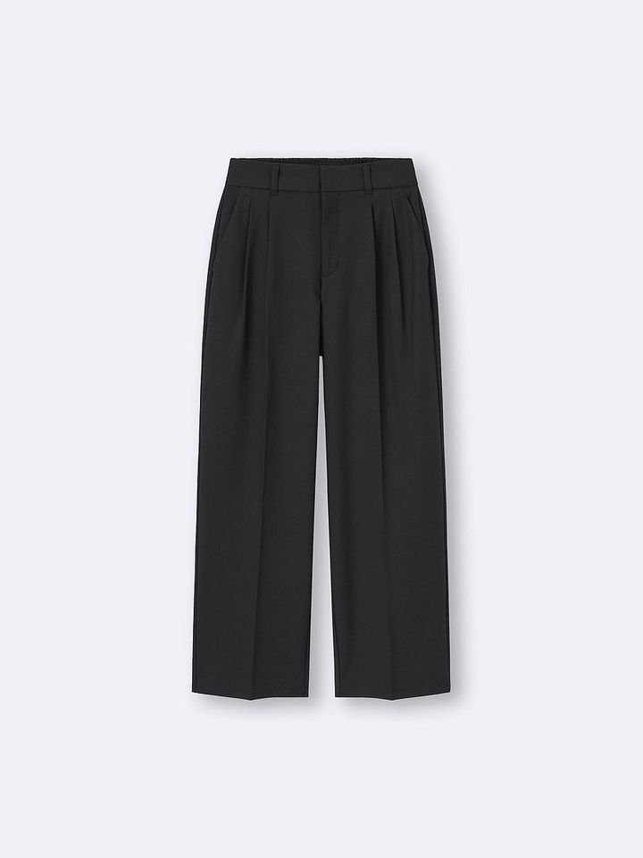 GUのタックワイドパンツ