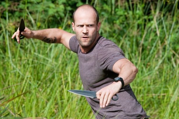 ステイサムが演じたナイフの達人リー・クリスマス(『エクスペンダブルズ』) [c]Lionsgate/courtesy Everett Collection