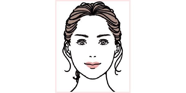 ストレート眉（強い印象）