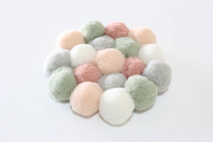 ダイソー デコレーションボール コースター ハンドメイド