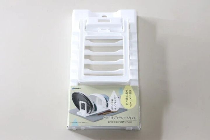 ダイソーの水切りディッシュスタンドのパッケージ