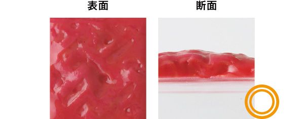 04：ナチュリエ 表面 断面 評価：二重丸