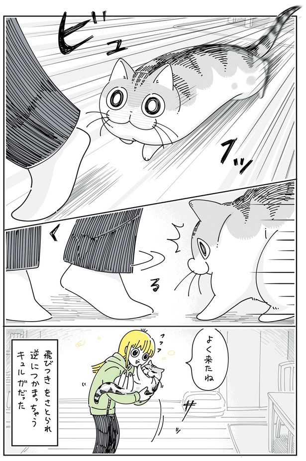 逆につかまっちゃうキュルガ （C）キュルZ／KADOKAWA