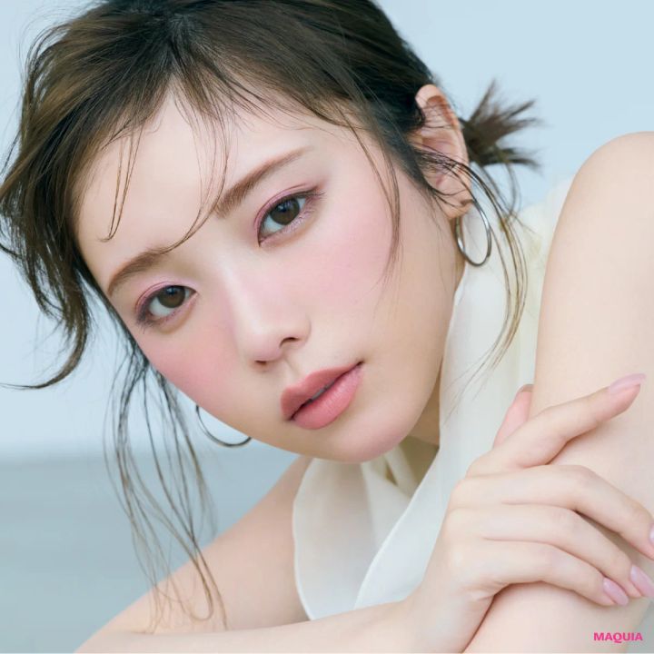 2026年春新色を使ったピンクメイク 元乃木坂46 与田祐希