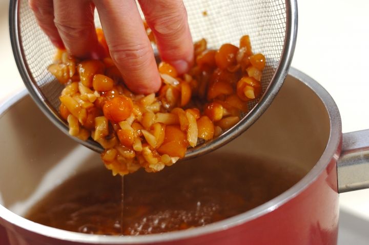 刻みナメコのお吸い物の作り方1