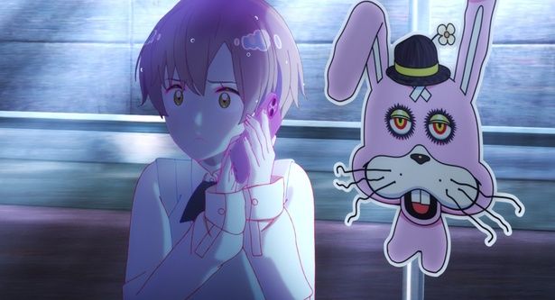 スマホ世界で栞が出会ったウサギのスタンプ・小森(CV：原田泰造)。栞と行動を共にするが、その過去にはある秘密が…？