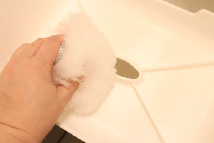 水だけで汚れが落ちるソフトバスクリーナー 凹凸部分の掃除