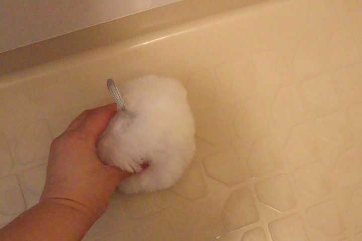 水だけで汚れが落ちるソフトバスクリーナー 使用例