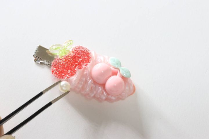 ヘアピンキット（チェリー） 作り方
